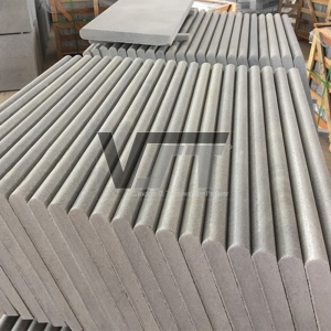 Sandblasted Bullnose Edge