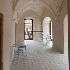 VST Engraved cement tile in Renovation project in Czech R.P - Designed by Jana Zadak