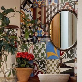 Cement tile