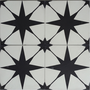 Cement tile matt finish