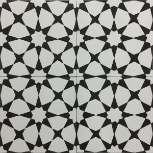 Cement tile matt finish