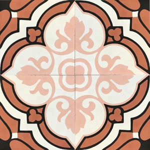 Cement tile matt finish