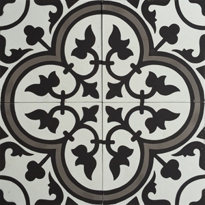 Cement tile matt finish