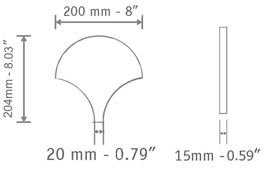 Shell 200x204mm