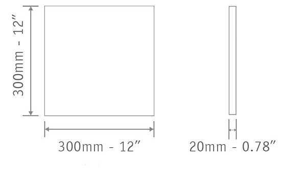 Square 300x300mm