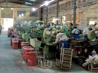 production of cement tile