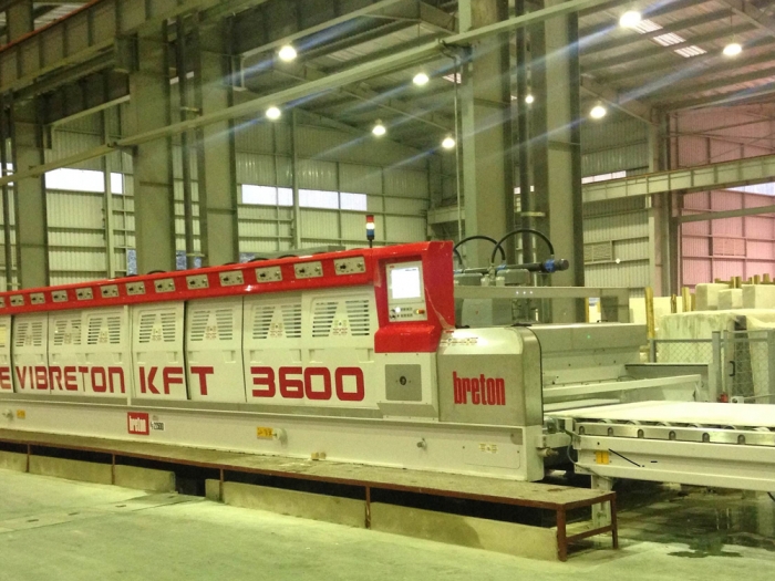 Breton polishing line